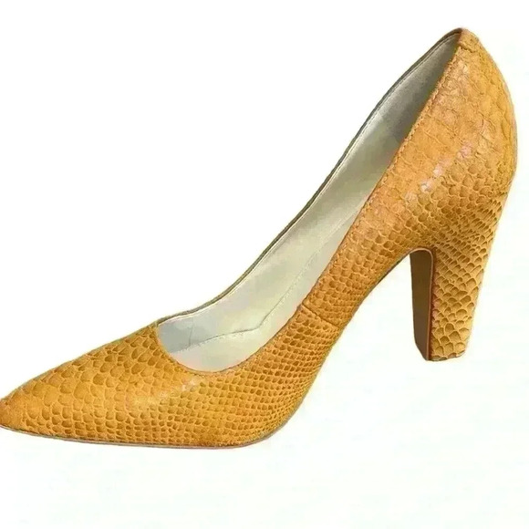 ANNE KLEIN Woman’s Hollyn  Snake Embossed Suede Pump Size 8.5​ - Picture 8 of 8
